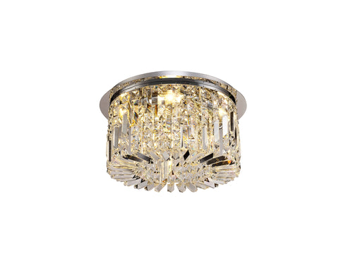 Zula Round Flush Chandelier 5 Light